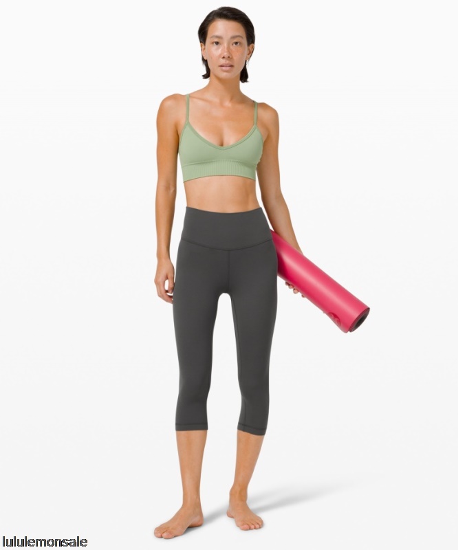 Lululemon Damen DELULU111 | Ausrichten Hochhaus Crop 17 Schwarz